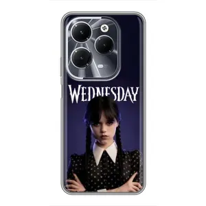 Чехлы с принтом Уэнсдей на Infinix Hot 40 (Wednesdey)