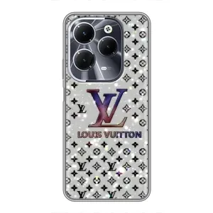 Чохол Стиль Louis Vuitton на Infinix Hot 40 (Яскравий LV)