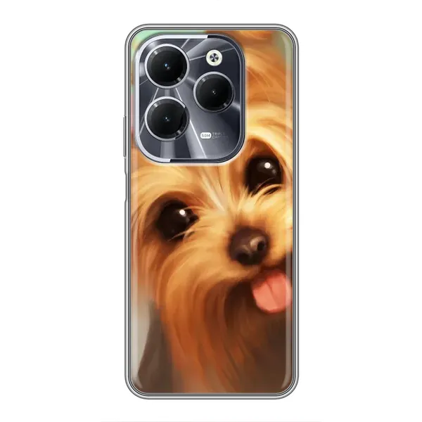 Чехол с рисунком «Йоршенский терьер» для Infinix Hot 40 Чехол с рисунком «Йоршенский терьер» для Infinix Hot 40