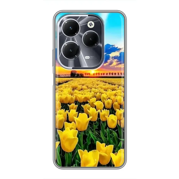 Чехол с рисунком «Желтые тюльпаны» для Infinix Hot 40 Чехол с рисунком «Желтые тюльпаны» для Infinix Hot 40