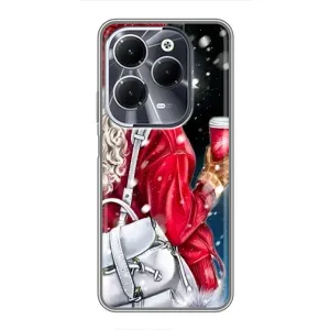Чехлы на Новый Год Infinix Hot 40 (Зима пришла)