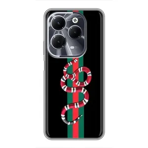 Чохли бренд ГУЧЧІ для Infinix Hot 40 (Змій Гуччі)