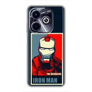 Чохол Супергерой Залізна Людина на Infinix Hot 40i (Art Iron man)