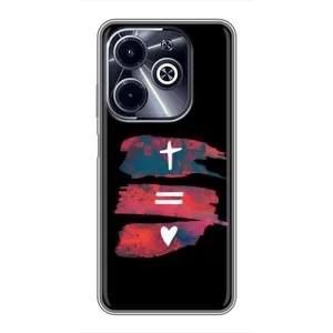 Чехлы для Infinix Hot 40i (Для Христиан) (Атрибутика)