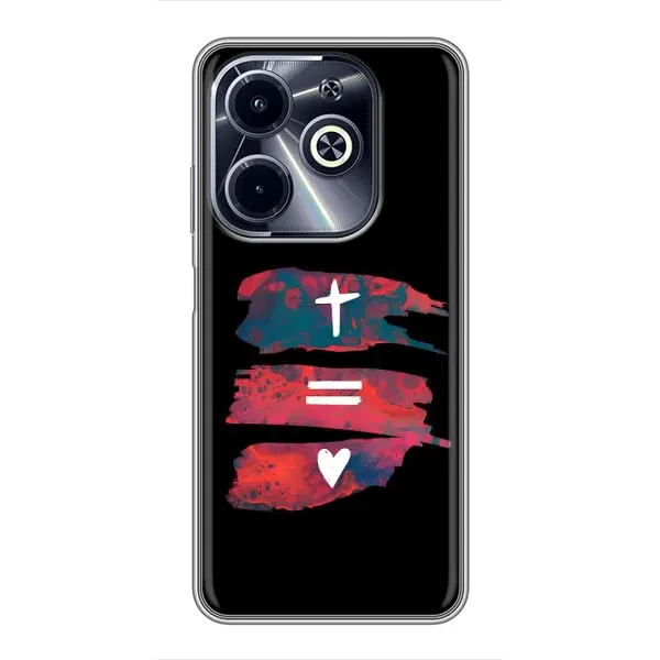 Чехол с рисунком «Атрибутика» для Infinix Hot 40i Чехол с рисунком «Атрибутика» для Infinix Hot 40i