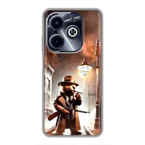 Чехол с мемами тралалело тралала для Infinix Hot 40i (Бобрито бандито)