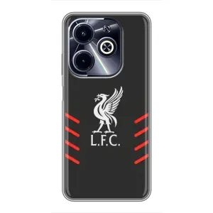 Силиконовые Чехлы принт Футбол на Infinix Hot 40i (Эмблема Liverpool)