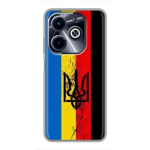 Чохли УПА (Червоно-Чорний) на Infinix Hot 40i (Прапор УПА)