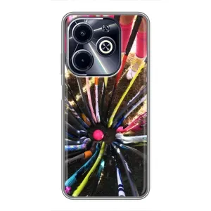 Чехлы с принтом Спортивная тематика для Infinix Hot 40i (Флорбол)