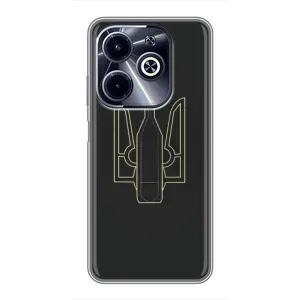 Чехол с картинкой (Патриотический ГЕРБ) на Infinix Hot 40i (Герб - Молотова)