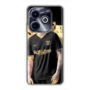 Силиконовый Чехол Infinix Hot 40i (Gold Neymar)