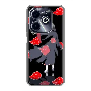 Чехлы с картинкой Итачи Учиха на Infinix Hot 40i (Итачи в плаще)