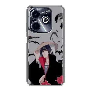 Чехлы с картинкой Итачи Учиха на Infinix Hot 40i (Итачи Ворони)