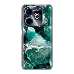 Чохол (Дорого-богато) на Infinix Hot 40i (Смарагд)