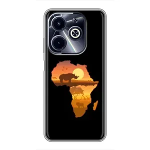 Літній Чохол на Infinix Hot 40i (Карта)