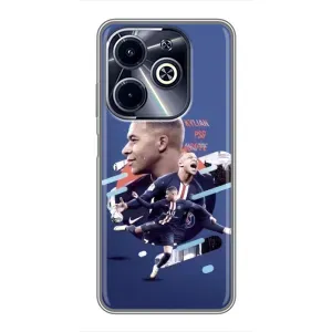 Чехол (TPU) с Футболистом на Infinix Hot 40i (Килиан)