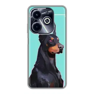 Чохол ДОБЕРМАН для Infinix Hot 40i (Король доберман)
