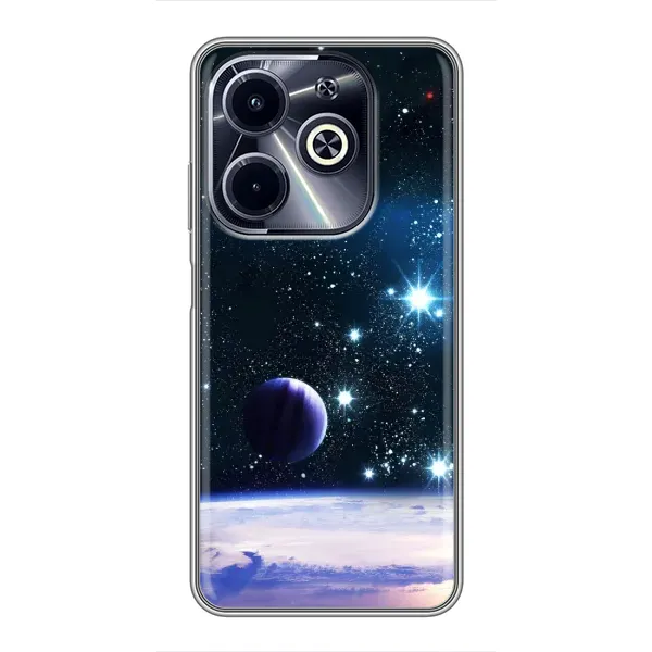 Чехол с рисунком «Космический вид» для Infinix Hot 40i