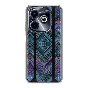 Силиконовый Чехол на Infinix Hot 40i (Крутой орнамент)
