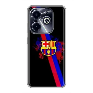 Чехол для Infinix Hot 40i (Барселона) (Лого Барсы)