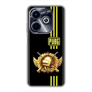 Чохол (TPU) з картинкою "Лого Пабг" на Інфінікс ХОТ 40i (Логотип PUPG)