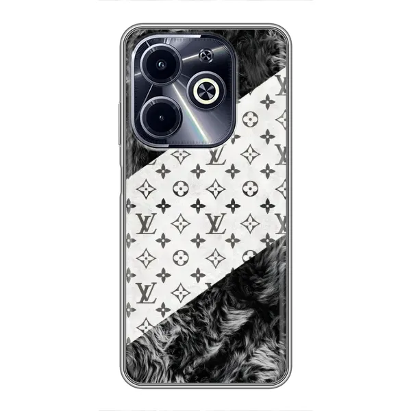 Чехол с рисунком «LV на белом» для Infinix Hot 40i Чехол с рисунком «LV на белом» для Infinix Hot 40i