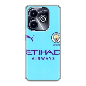 Силиконовые Чехлы принт Футбол на Infinix Hot 40i (Man City)