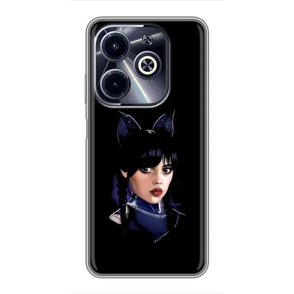 Чехол с рисунком «Милая Уэнсдей» для Infinix Hot 40i Чехол с рисунком «Милая Уэнсдей» для Infinix Hot 40i