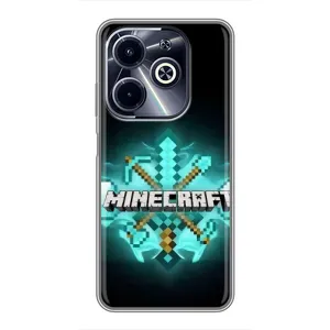 Чохол майнкрафт для Infinix Hot 40i (MineCraft 2)