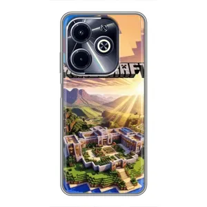 Чохол майнкрафт для Infinix Hot 40i (MINECRAFT)