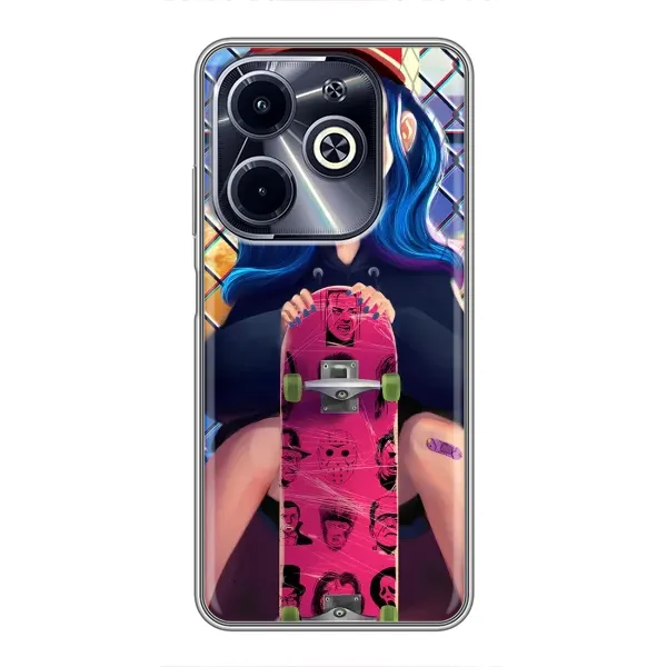 Чехол с рисунком «Модная девушка» для Infinix Hot 40i Чехол с рисунком «Модная девушка» для Infinix Hot 40i
