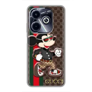 Чехлы Бренд GUCCI для Infinix Hot 40i (Маус Гуччи)