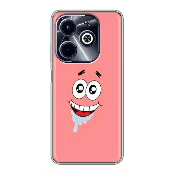 Чехол с рисунком «Мордочка Патрика» для Infinix Hot 40i Чехол с рисунком «Мордочка Патрика» для Infinix Hot 40i