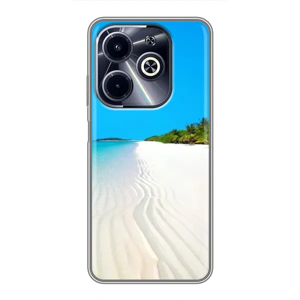 Чехол с рисунком «Море песок» для Infinix Hot 40i Чехол с рисунком «Море песок» для Infinix Hot 40i