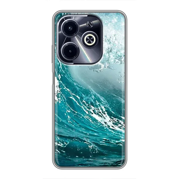 Чехол с рисунком «Морская волна» для Infinix Hot 40i Чехол с рисунком «Морская волна» для Infinix Hot 40i