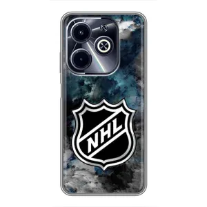 Чехлы с принтом Спортивная тематика для Infinix Hot 40i (NHL хоккей)