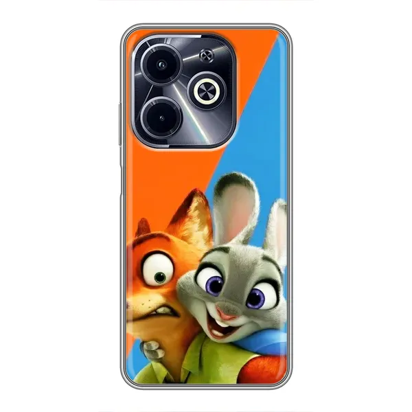 Чехол с рисунком «Ник и Хопс» для Infinix Hot 40i Чехол с рисунком «Ник и Хопс» для Infinix Hot 40i