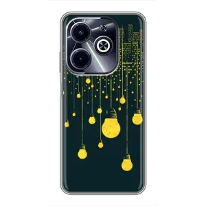 Силіконові Чохли Коханій людині для Infinix Hot 40i (Нічне місто)