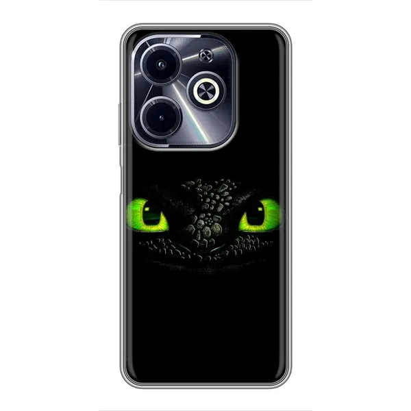 Чехол с рисунком «Глаза Беззубика» для Infinix Hot 40i Чехол с рисунком «Глаза Беззубика» для Infinix Hot 40i
