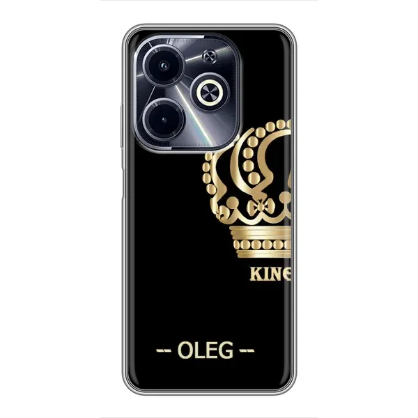 Чехол с рисунком «OLEG» для Infinix Hot 40i Чехол с рисунком «OLEG» для Infinix Hot 40i