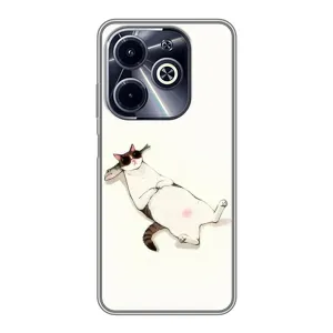 Чохол на тематику: Коти для Infinix Hot 40i (Відпочинок)