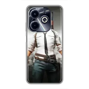 Чохол з картинкою "Герой Pubg" на Infinix Hot 40i (Пабг)