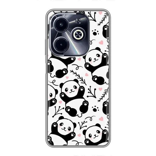 Чехол с рисунком «Пандочки» для Infinix Hot 40i Чехол с рисунком «Пандочки» для Infinix Hot 40i