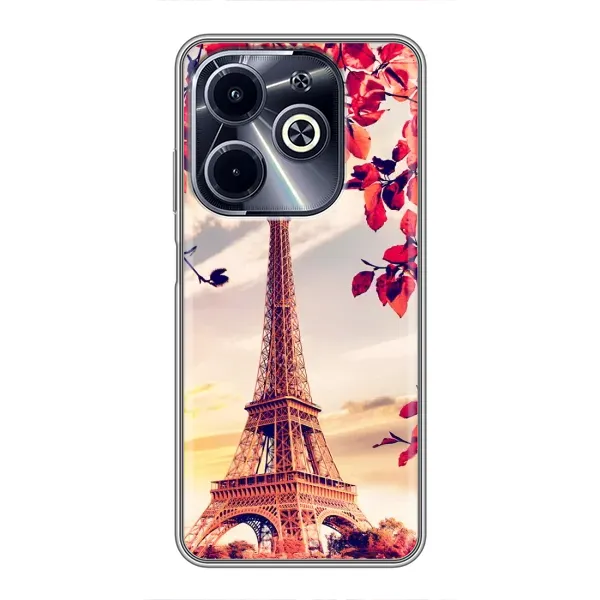 Чехол с рисунком «Paris photo» для Infinix Hot 40i Чехол с рисунком «Paris photo» для Infinix Hot 40i