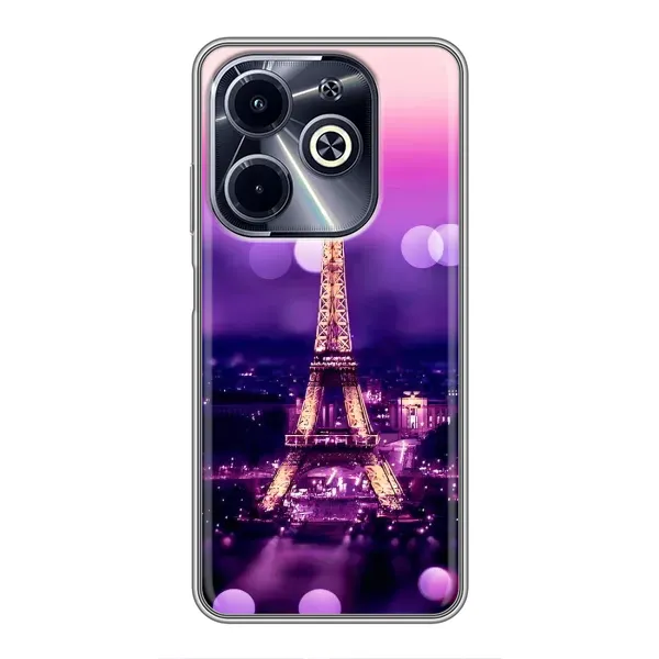 Чехол с рисунком «Париж башня» для Infinix Hot 40i Чехол с рисунком «Париж башня» для Infinix Hot 40i