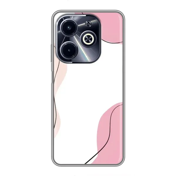 Чехол с рисунком «Розовый фон» для Infinix Hot 40i Чехол с рисунком «Розовый фон» для Infinix Hot 40i