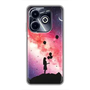 Силіконові Чохли Коханій людині для Infinix Hot 40i (Кулі в небі)