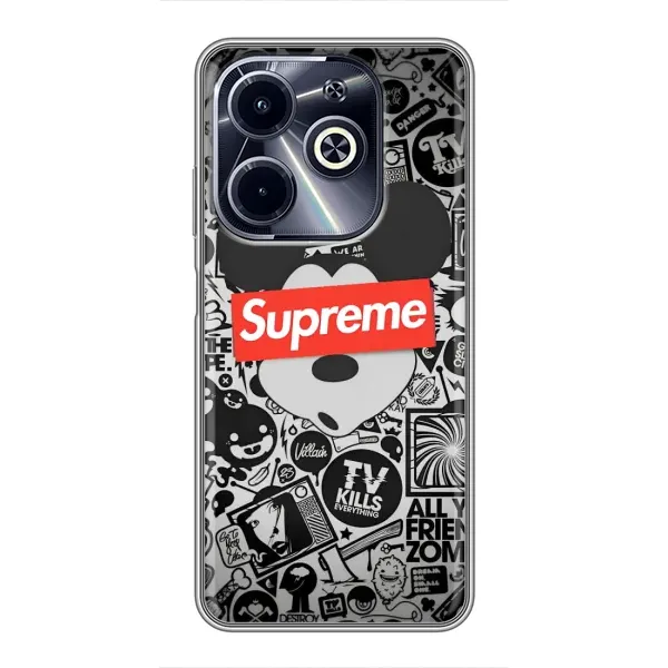 Чехол с рисунком «Supreme Маус» для Infinix Hot 40i
