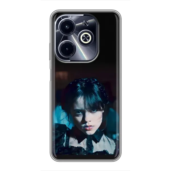 Чехол с рисунком «Танец Уэнсдей» для Infinix Hot 40i Чехол с рисунком «Танец Уэнсдей» для Infinix Hot 40i
