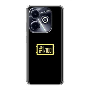 Чохол (TPU) з картинкою "Лого Пабг" на Інфінікс ХОТ 40i (ТОП 1)
